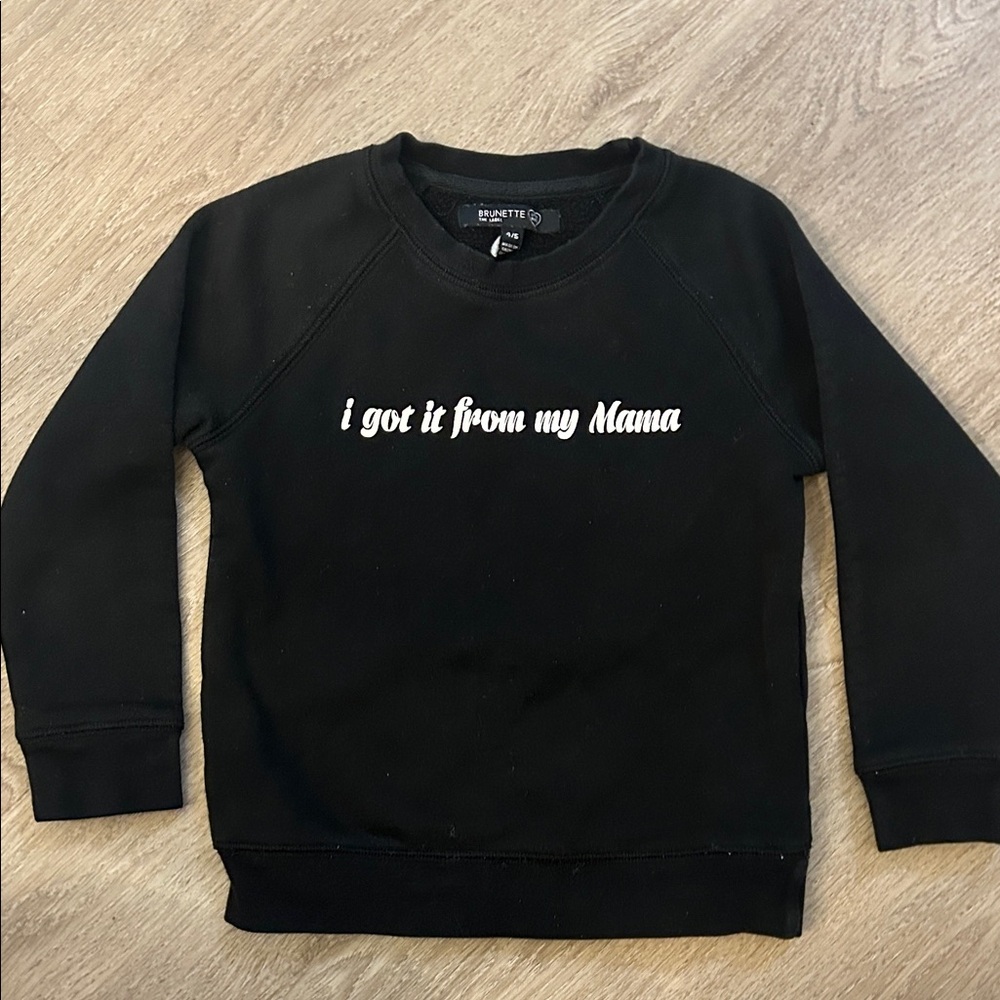 Brunette The Label Black Kids Sweater